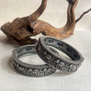 Elephant antique kada single piece