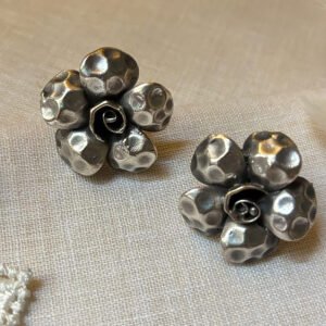 Hammered Bloom Studs