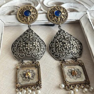 Royal Azure Cascade Earrings